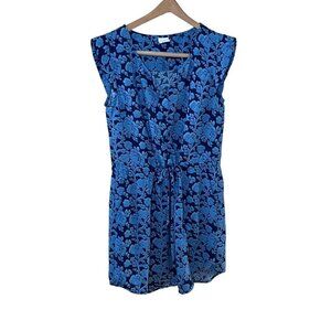 Cabi Java Dress Blue Floral Print- Size Small‎